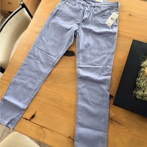 AG jeans Light Purple Straight-Leg Pants